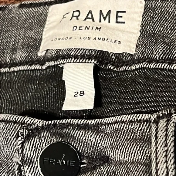 Frame LeHigh Straight Sleepy Hollow Two-Tone Jeans              *All jeans BOGO* - Picture 6 of 16